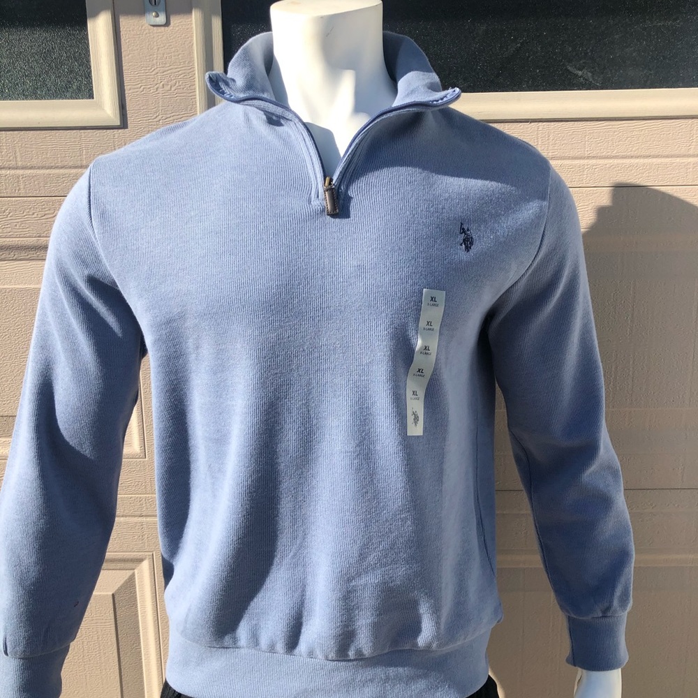 New US Polo Assn. Sweater 1/4 zip
